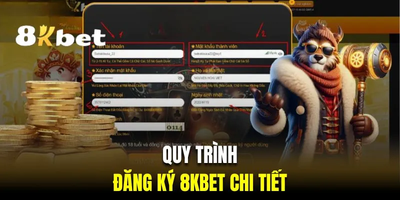 Hướng dẫn đăng ký 8kbet chi tiết