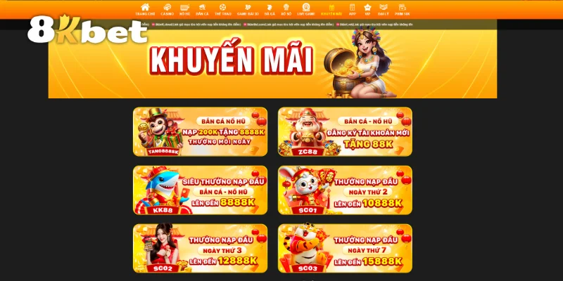 Khuyến Mãi Casino 8kbet - Tổng Hợp Các Chương Trình Hay Nhất